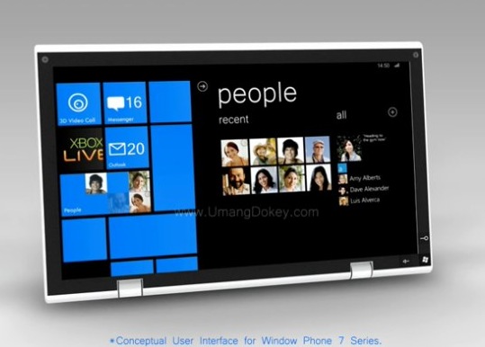 windows phone 7 ui. Windows Phone 7 tablets on