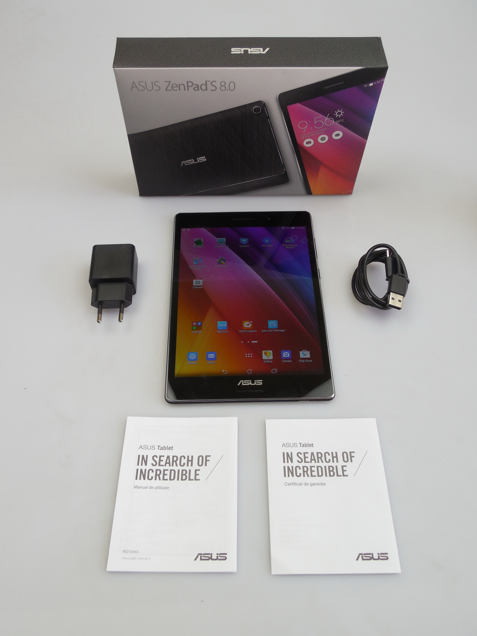 Cavo Micro-USB Per ASUS ZenPad S 8.0 (Z580C): Carica E Sincronizza, Lunghezza 0,90 Metri, Colore Nero.