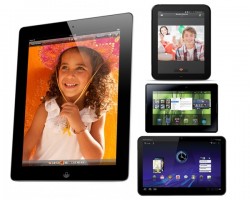 ipad 2 vs motorola xoom vs hp touchpad