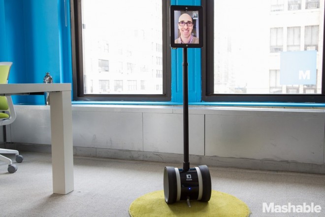 Double Telepresence Robot Is A Perfect Work Colleague Segway Tablet Video Tablet News