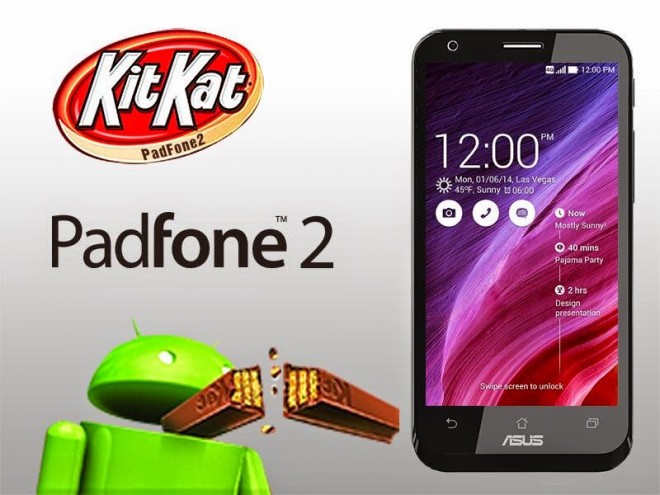Asus PadFone 2 Android 4.4.2