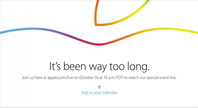 apple event october 16th