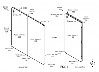 Brand New Hinged Foldable Tablet Patent from Microsoft Hints a Potential Expandable Surface Phone
