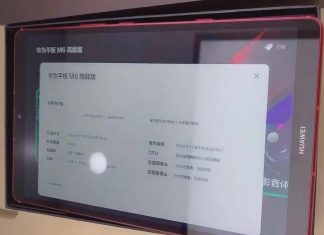 Huawei MediaPad M6 8.4 Turbo Edition Tablet Leaks in Hands On Shots