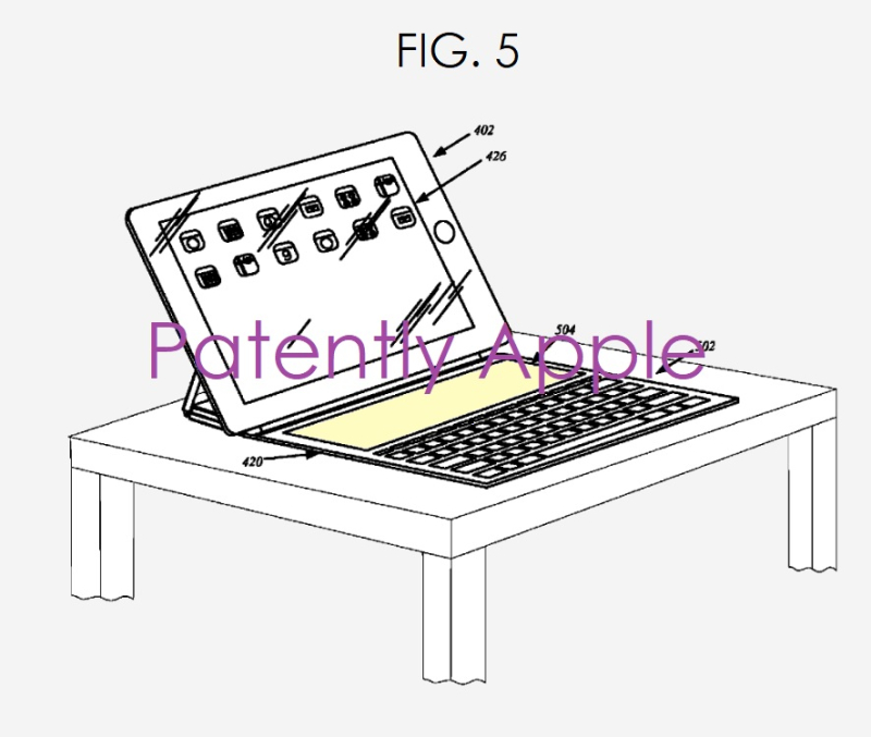 Apple Gets Patent For Ipad Pro Smart Keyboard Folio With Touch Bar