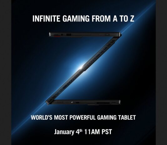 ASUS Teases ROG Flow Z13 Tablet, Promising to Deliver Most Powerful Gaming Tablet Ever
