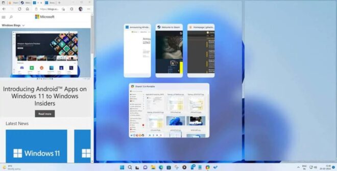 Microsoft Unveils Tablet-Optimized Taskbar for Windows 11 | Tablet News
