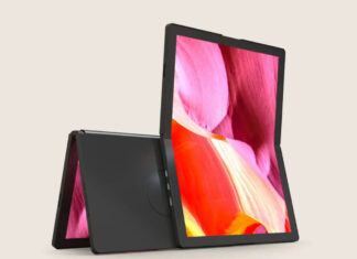 Aura Displays Launches Foldable 13.3 inch AMOLED Portable Monitor, For Work on the Go aura displays portable monitor (1)