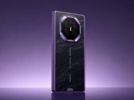 Huawei Mate XT 2 tri-fold foldable phone in an official-style render.