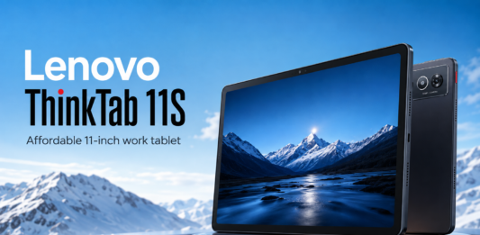 Lenovo ThinkTab 11S Puts PC Mode and a Keyboard Connector Ahead of Raw Tablet Power Lenovo ThinkTab 11S tablet in a promotional product image