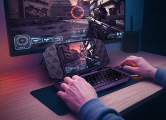Acer Project DualPlay Mini gaming handheld concept.