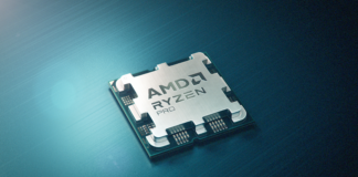 Laptop computer representing Orange’s large-scale AMD Ryzen PRO business laptop deployment