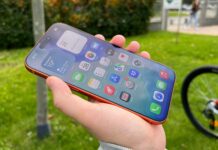 Foldable smartphone shown closed against a dark background