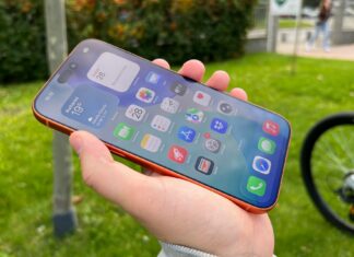 Foldable smartphone shown closed against a dark background