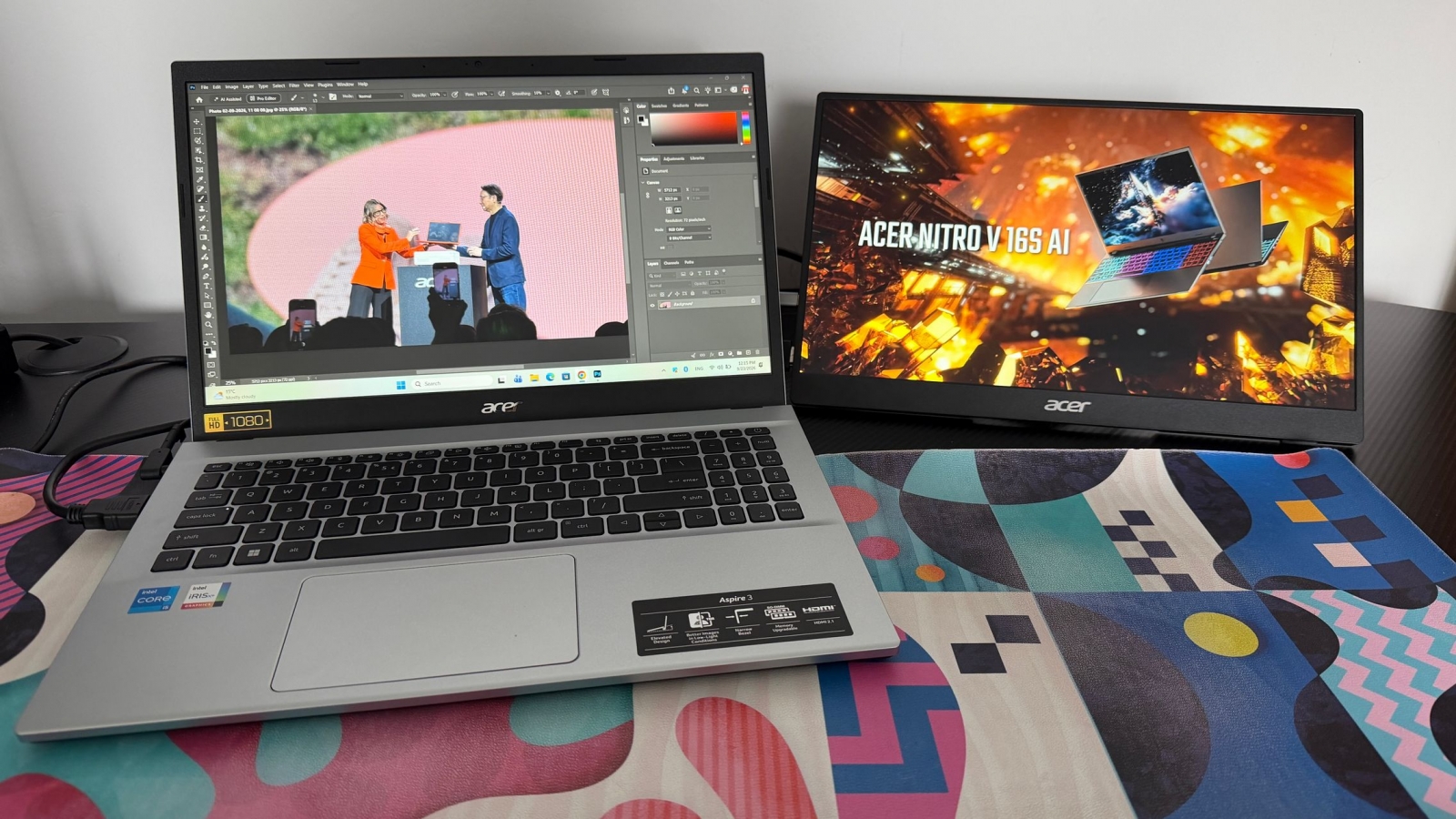 Acer PM161Q B portable Full HD monitor