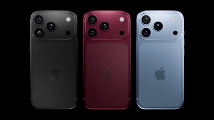 Alleged iPhone 18 Pro SIM trays shown in Silver, Dark Cherry, and Sky Blue.