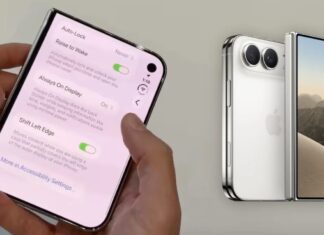iPhone Duo’s Shift Left Edge Setting Makes Room for Cases on the Cover Display