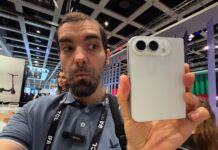 Celly mockup representing Apple’s rumored book-style foldable iPhone displayed at IFA 2026