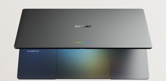 ASUS Googlebook 14 Pairs a Sub-1 kg OLED Laptop Design With Gemini and Android Integration ASUS Googlebook 14 ultraportable laptop