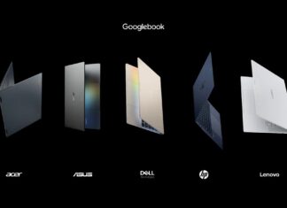 Googlebook Launches in the U.S. With Five Premium Android-Centered Laptops Googlebook laptop shown as part of Google’s new premium laptop category