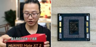 Huawei Mate XT 2 tri-fold smartphone shown in a chipset teardown report