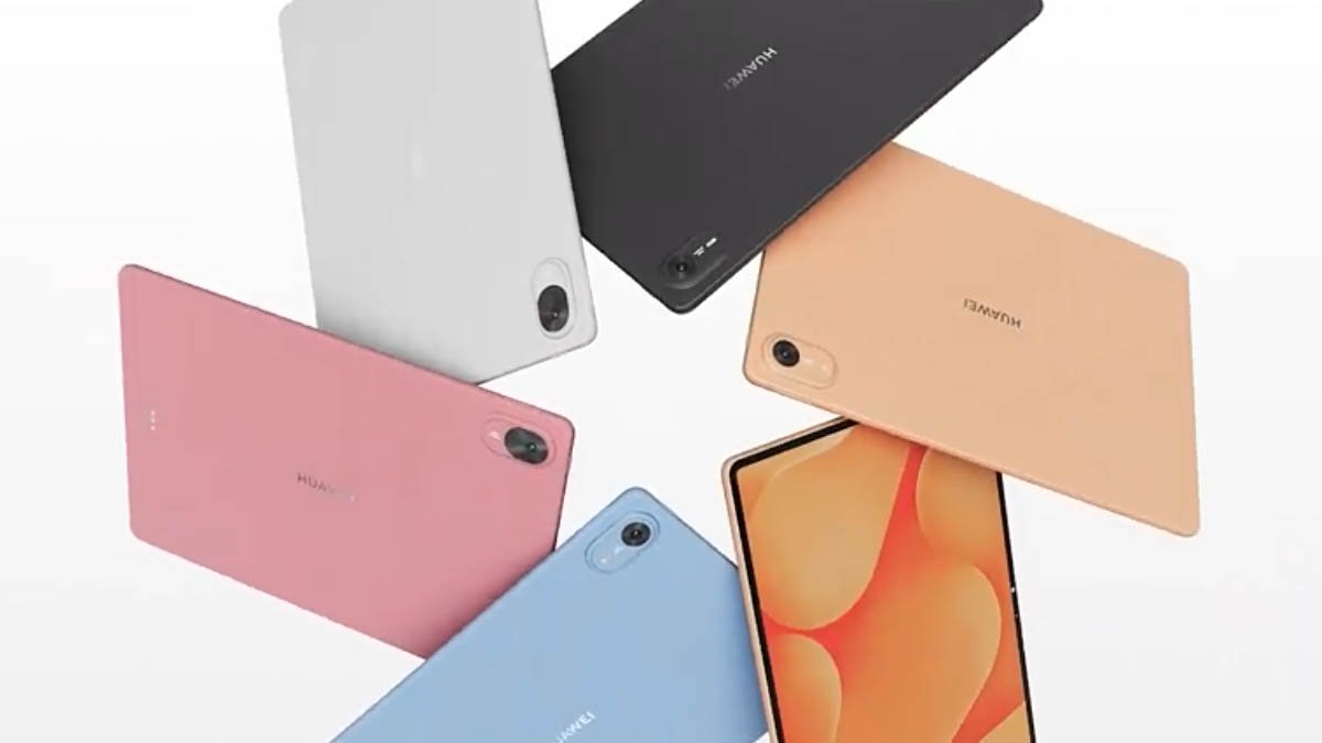 Huawei MatePad Air Z tablet in multiple color options.