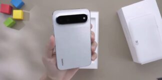 Huawei Pura X View wide-screen smartphone shown in promotional image