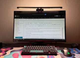 BenQ ScreenBar Halo 2 Review: A Monitor Light Built for Cleaner, More Flexible Desk Lighting BenQ ScreenBar Halo 2 mounted monitor light