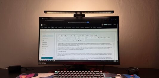 BenQ ScreenBar Halo 2 mounted monitor light