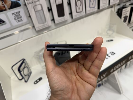 Celly mockup of a rumored foldable iPhone opened into tablet mode