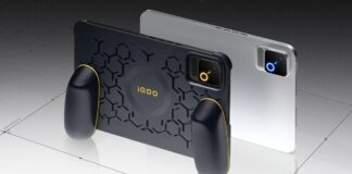 iQOO Pad Ultra compact gaming tablet with visible side cooling vents