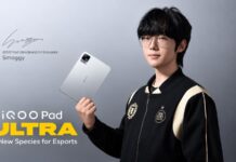 iQOO Pad Ultra Brings Active Cooling to an 8.8-Inch Gaming Tablet Promotional image of the iQOO Pad Ultra gaming tablet.
