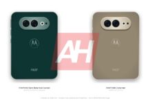 Image accompanying a report about Motorola’s rumored wide-format Razr foldable
