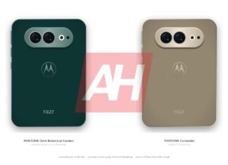 Image accompanying a report about Motorola’s rumored wide-format Razr foldable