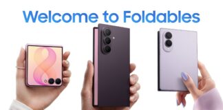 Samsung “Welcome to Foldables” campaign image