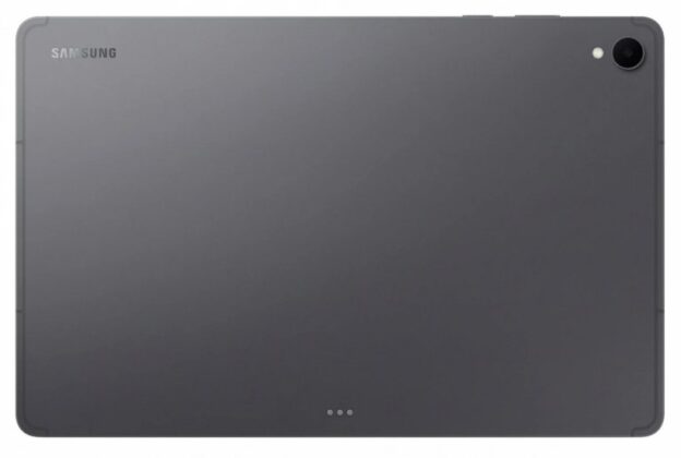 Leaked Samsung Galaxy Tab S12+ render showing the front display and flat edges.