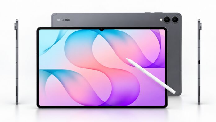 Leaked render of the Samsung Galaxy Tab S12 Ultra tablet.