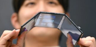 Samsung Galaxy Z TriFold foldable phone shown in a promotional image