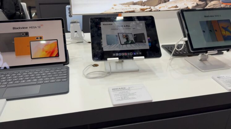 Blackview and OSCAL hardware displayed at IFA 2026.