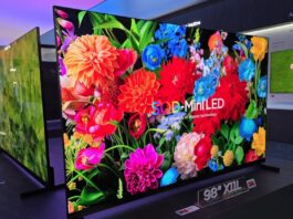 TCL X11L 98-inch SQD-Mini LED television displayed at IFA 2026