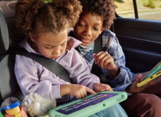 Amazon Kids Tablet models in protective child-focused cases