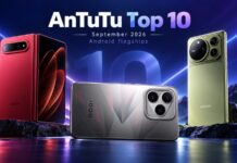 Xiaomi 18 Fold leads AnTuTu’s September V12 flagship performance ranking.