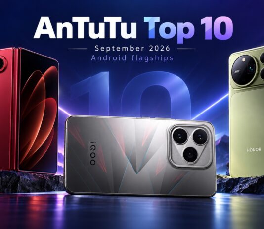 Xiaomi 18 Fold leads AnTuTu’s September V12 flagship performance ranking.