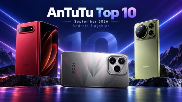 Xiaomi 18 Fold leads AnTuTu’s September V12 flagship performance ranking.