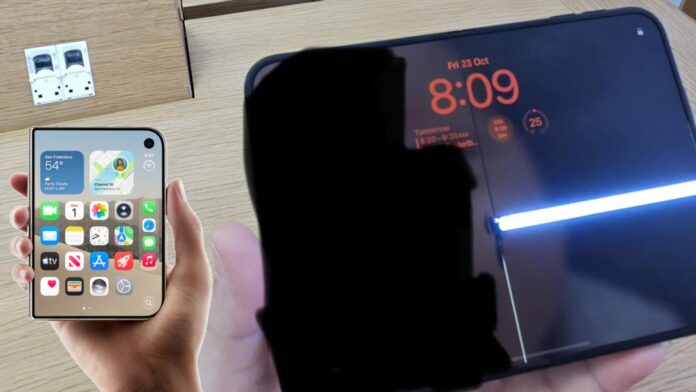 Image accompanying a report on iPhone Duo foldable-display complaints