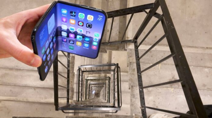 iPhone Duo shown during a TechRax drop test