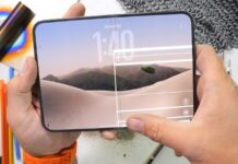 JerryRigEverything’s iPhone Duo Test Raises Questions About Dust and Foldable Display Durability Apple iPhone Duo foldable phone shown open with its large inner display visible.