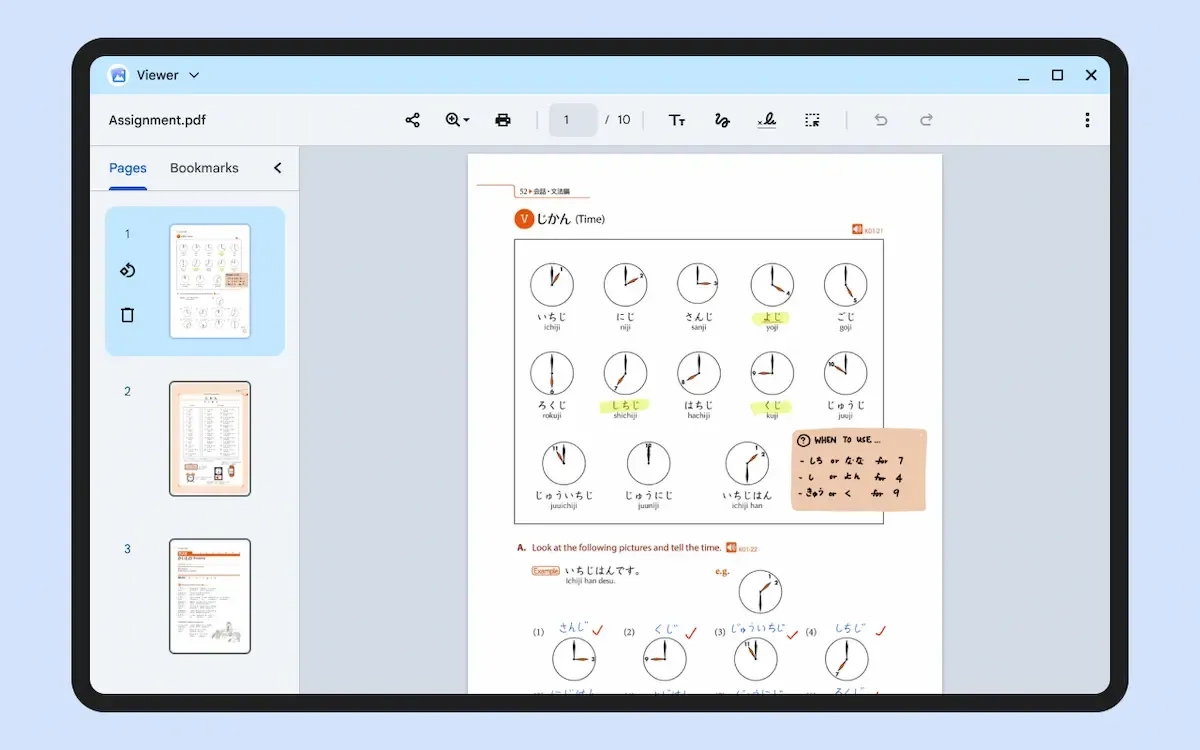 Googlebook Viewer file-management and editing app