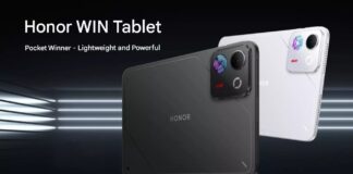 Honor WIN Tablet shown in a promotional product image