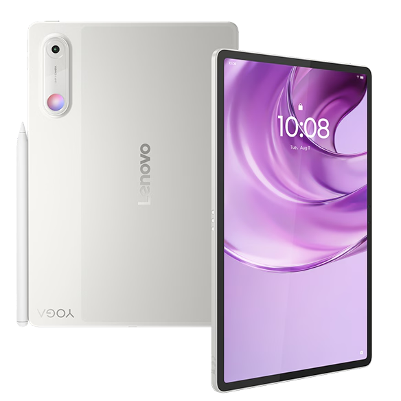 Lenovo Yoga Tab Gen 2 shown as a slim Android tablet with long battery life